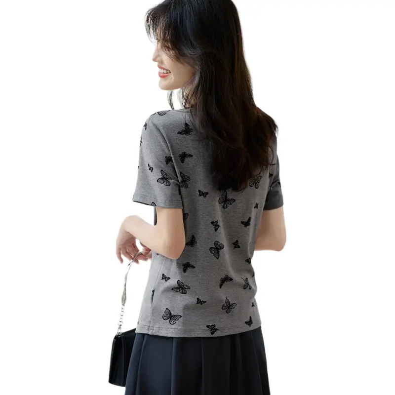 XWI T Shirts Women's Gray-1