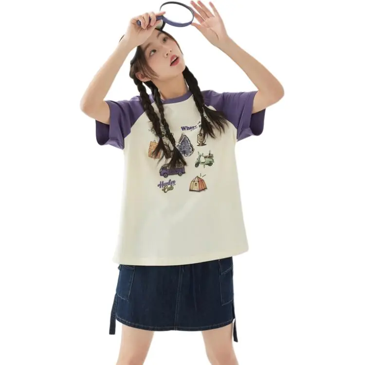 ZIHAN T Shirt Unisex Jam Purple-3