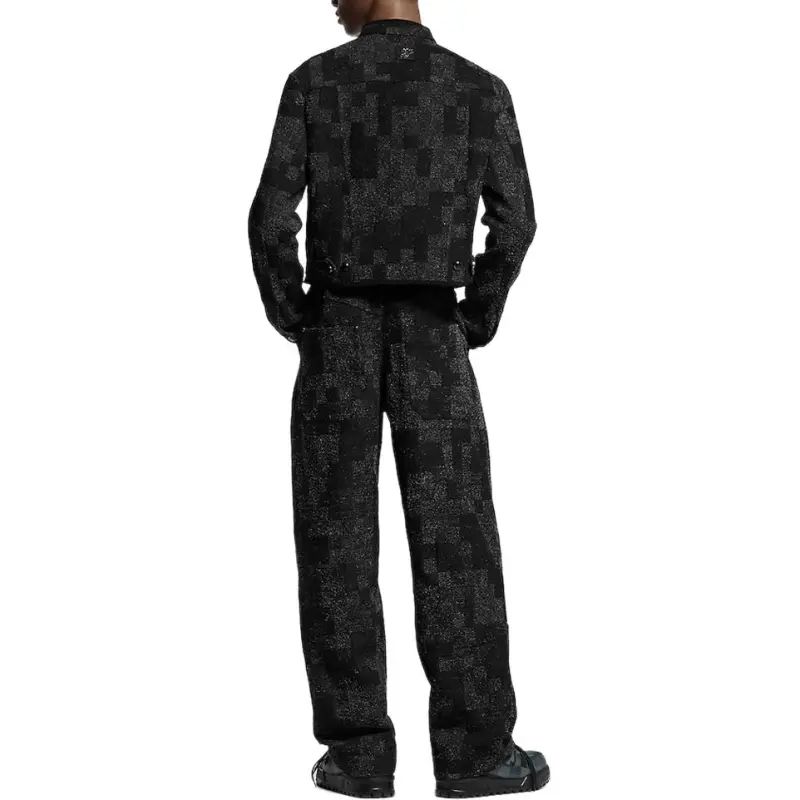LOUIS VUITTON Denim Bouclette Workwear Denim Pants-3