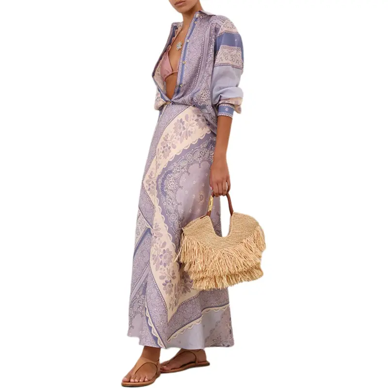 Zimmermann SS25 Shirt Women's Blue-4