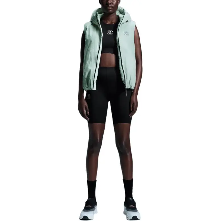 On x LOEWE Puffer Vest Vest Women's Light Blue-1