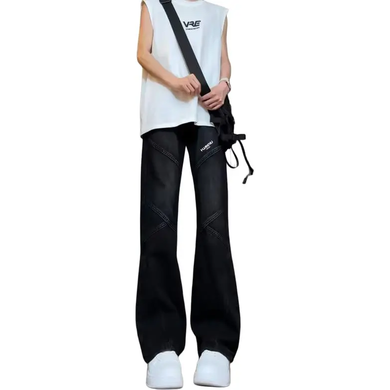 HUANQIU Jeans Unisex-7