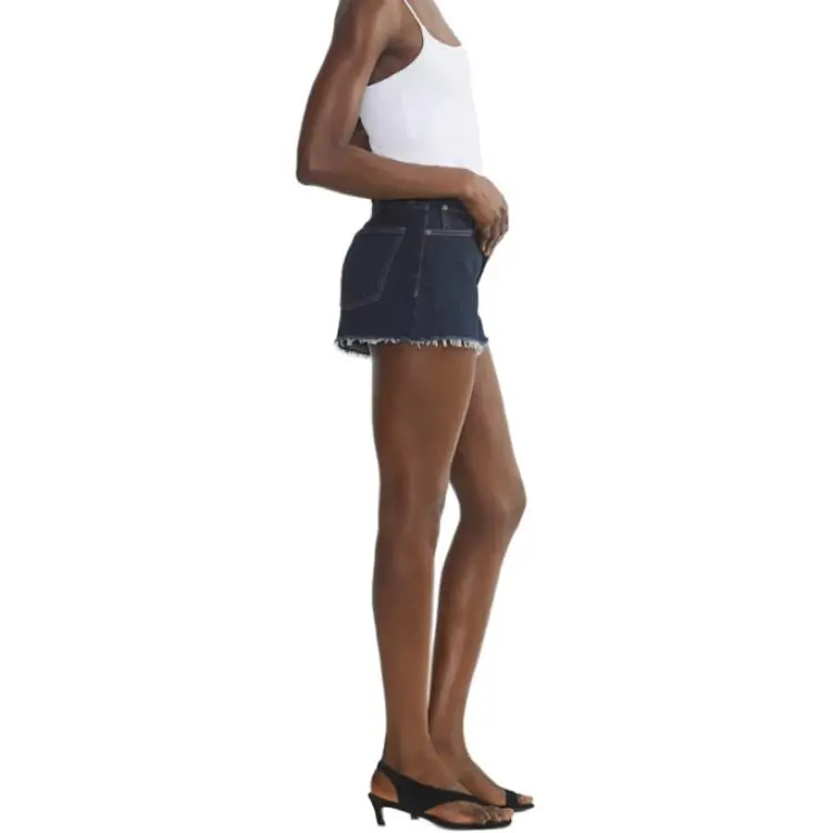 ARITZIA SS25 Denim Forum Jodie Curve fit Hi rise Mini Denim Short Denim Shorts Women's-3