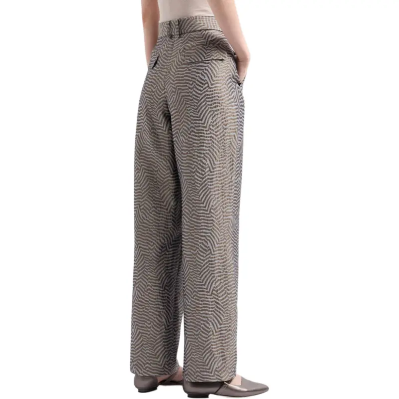GIORGIO ARMANI Abstract Pattern Trousers-2