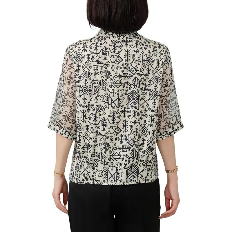 PIERRE CARDIN Chiffon Shirt Women's-5