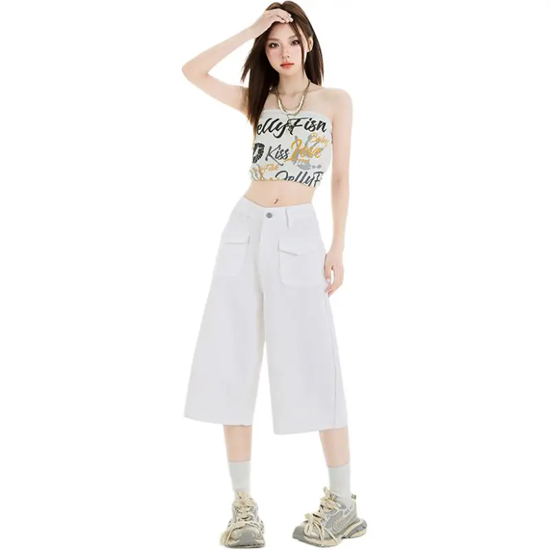 GOSO Denim Shorts Women's Ecru-2
