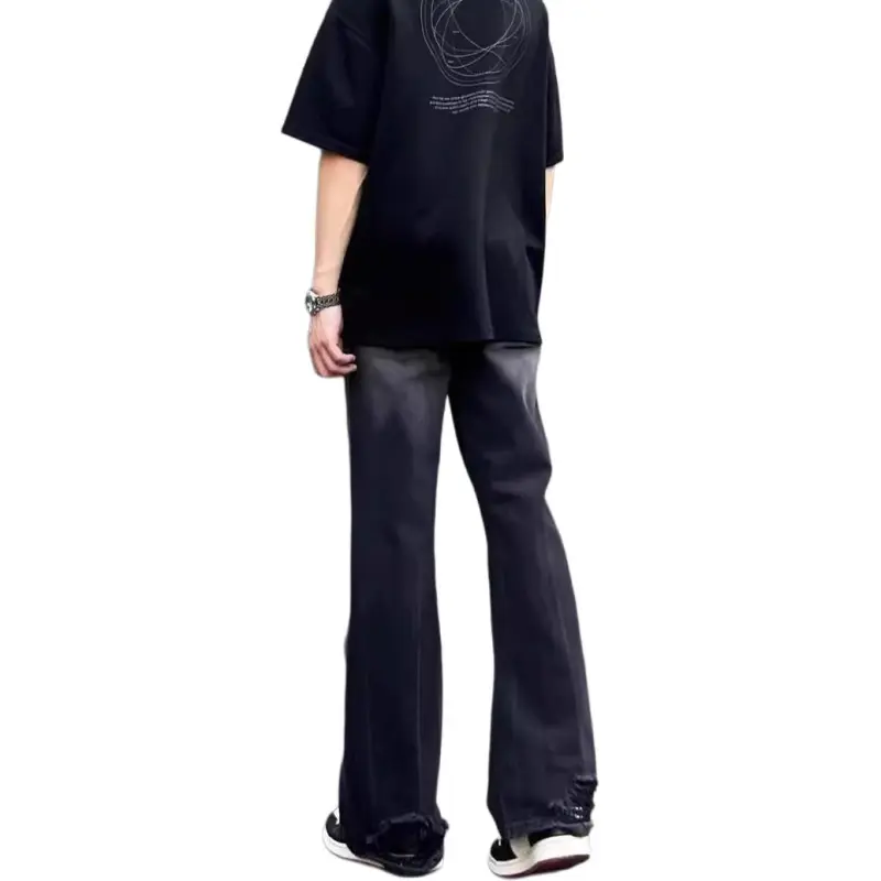 DUATOGE Jeans Men Black -4
