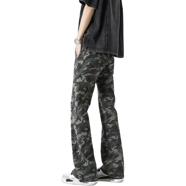 LA'T.WEEKEND Casual Pants Unisex Camouflage-1