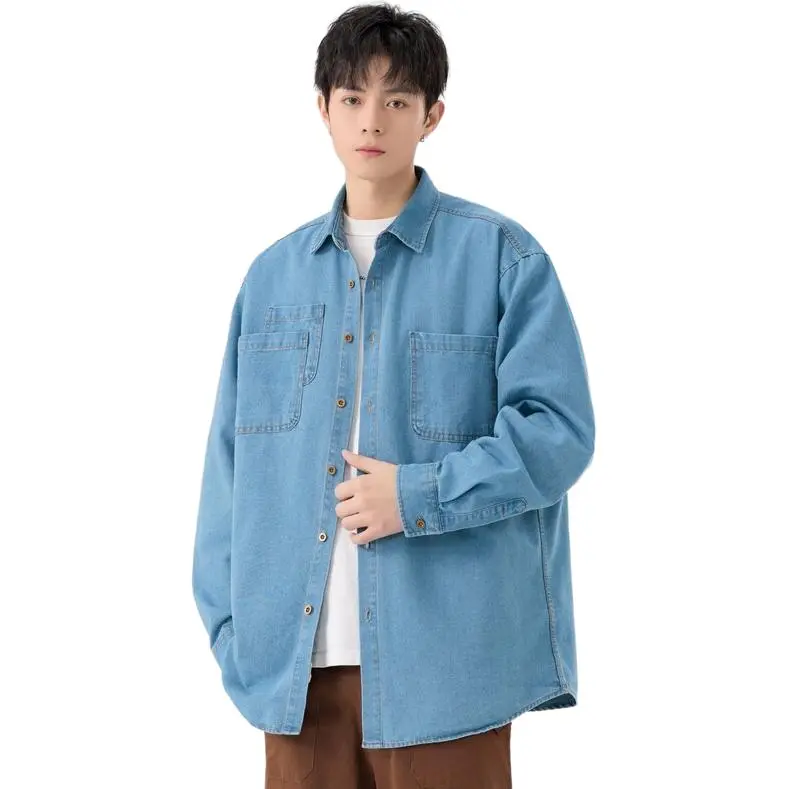 PAINT STAIN Minimalist Style Comfortable And Breathable Everyday Long Sleeved Shirt Unisex-6