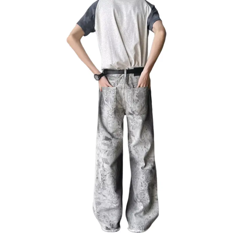 GY.VG Jeans Unisex Gray-1