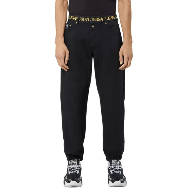 VERSACE JEANS COUTURE SS22 Jeans Men's Black-1
