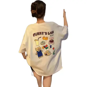 GOSO Drop Shoulder Sleeve T Shirt Women's