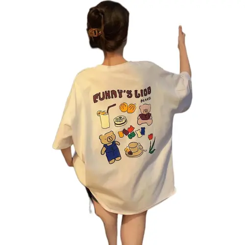 GOSO Drop Shoulder Sleeve T Shirt Women's