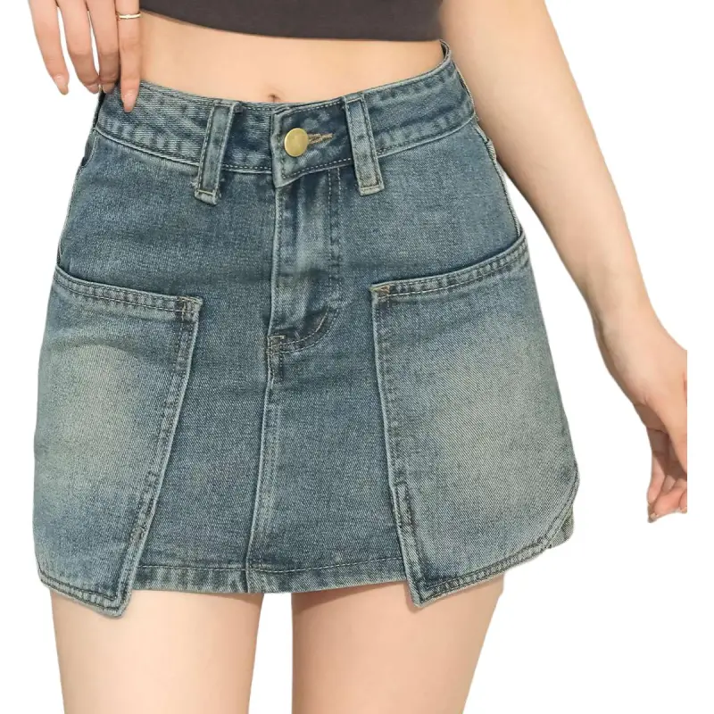 JEANSWEST Denim Short Skirts Women's-2