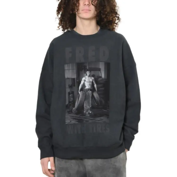 Bowwow SS25 【BOW WOW / HERB RITTS COLLECTION】FRED WITH TIRES SWEAT Sweatshirt Unisex-2
