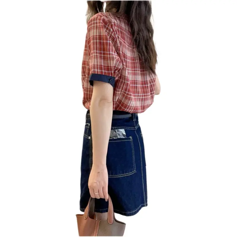 Mu Xiao Xin Shirts Women's Red-1