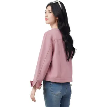 Like The Age Of Water Fall Velvet feel Coat Women's Pink