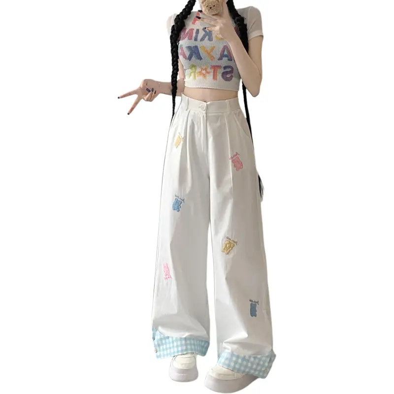 GOSO Casual Pants Women's White-5