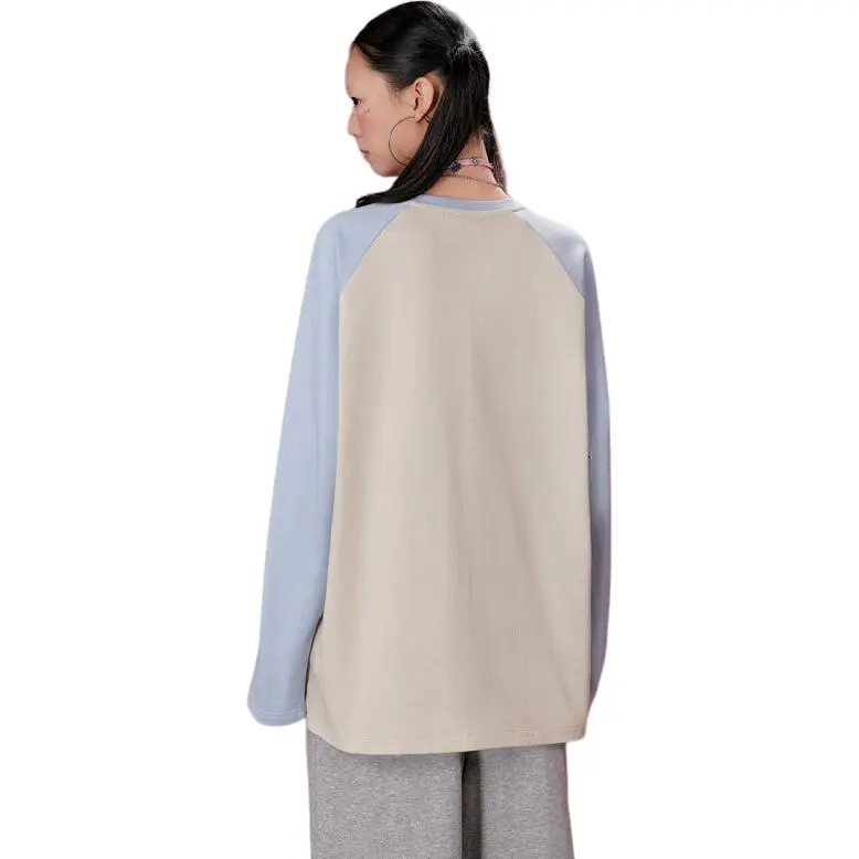 UNIFREE Raglan Sleeve T Shirt Women's Brown-7