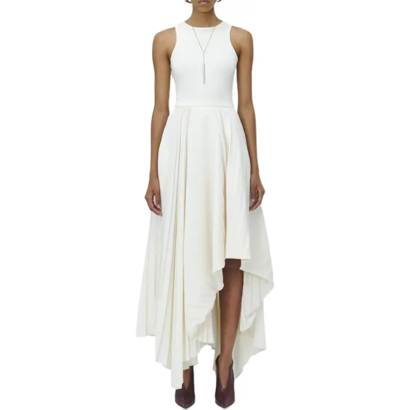 Alexander McQueen Asymmetric Midi Dress-1