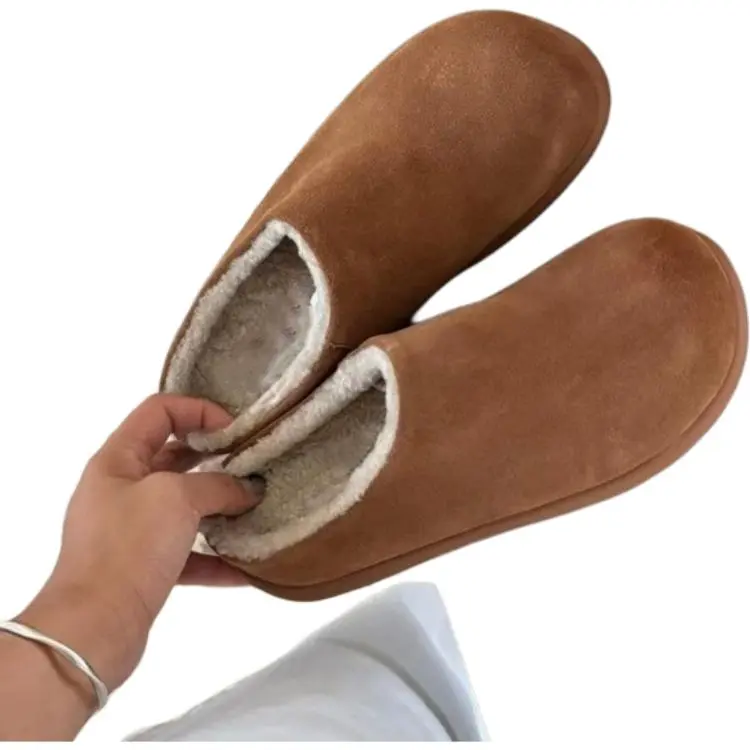 ALPLUME Women's Home Slippers Chestnut Antelope Brown-4
