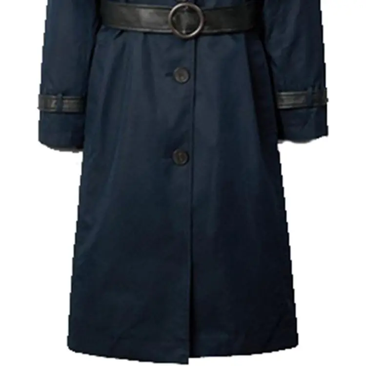 COACH SS21 Trench Coat Women's Marine Blue-1
