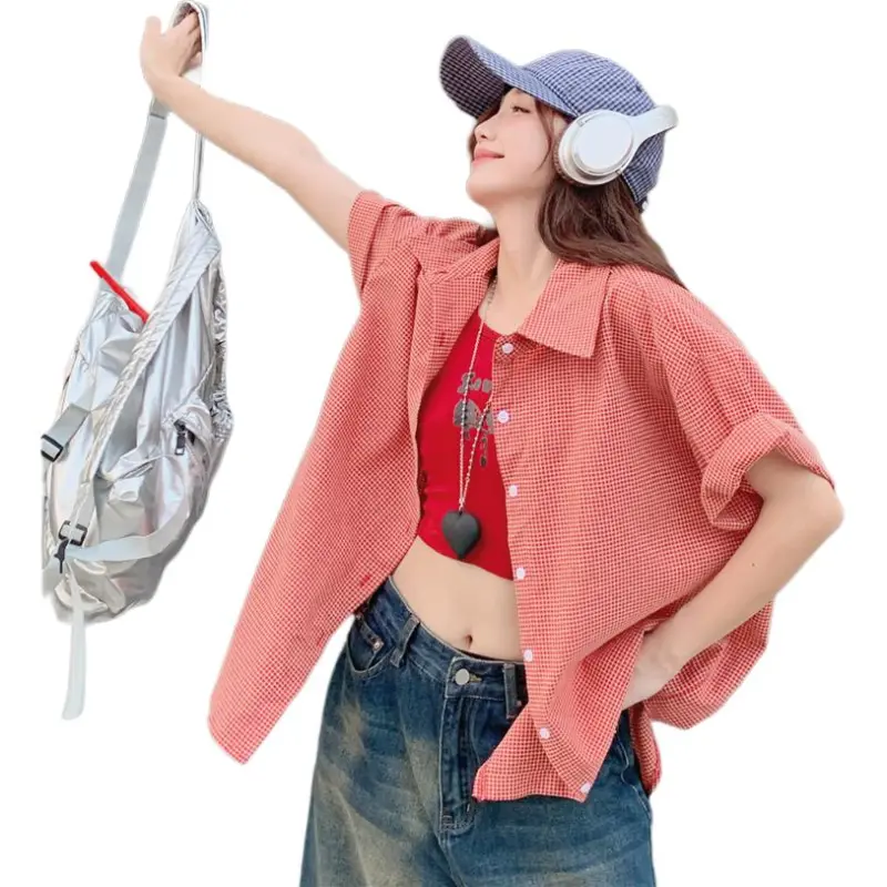 GOSO Shirts Women's Plaid-1