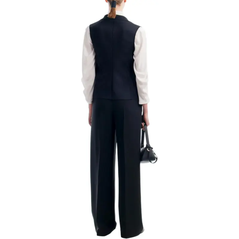 GIORGIO ARMANI Single pleat Silk Crêpe Cady Trousers-2