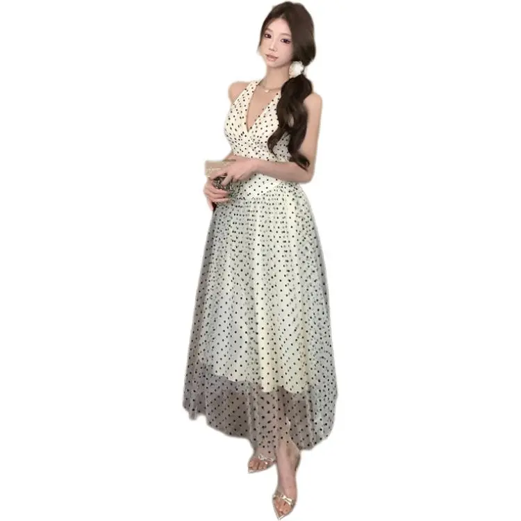 Flowers In Water Slip Dress Women's-4