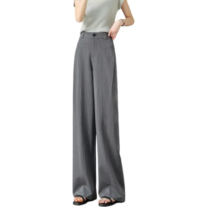 Weixi Casual Pants Women's Lunar Rock Gray-1