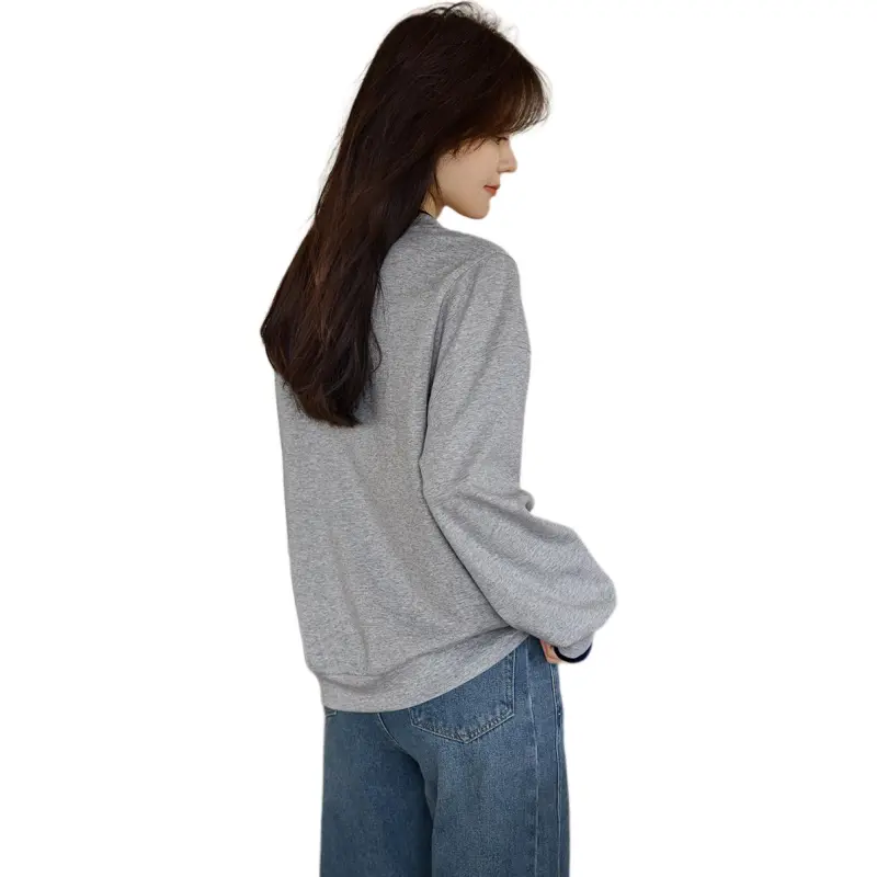 Mo Han Yi Mei Sweatshirt Women's Gray-3
