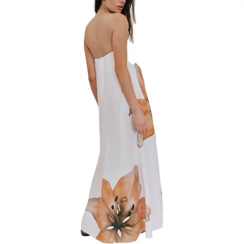 FREE PEOPLE Significant Parisa Maxi Dress Sleeveless Dress Women's Tiger Lily-1