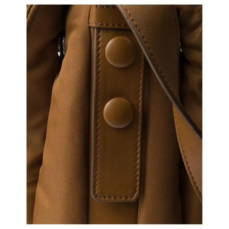 PRADA Re Nylon Polyamide Crossbody Bag, Shoulder Bag Tubas Women's Brown-4