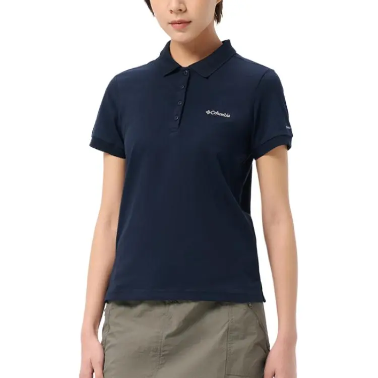 Columbia Polo Shirt Women's Blue-3
