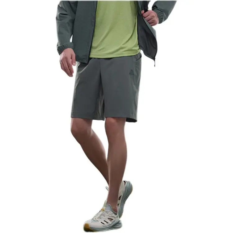 Anta Outdoor Collection Casual Shorts Men's Washed Seaweed Green-1