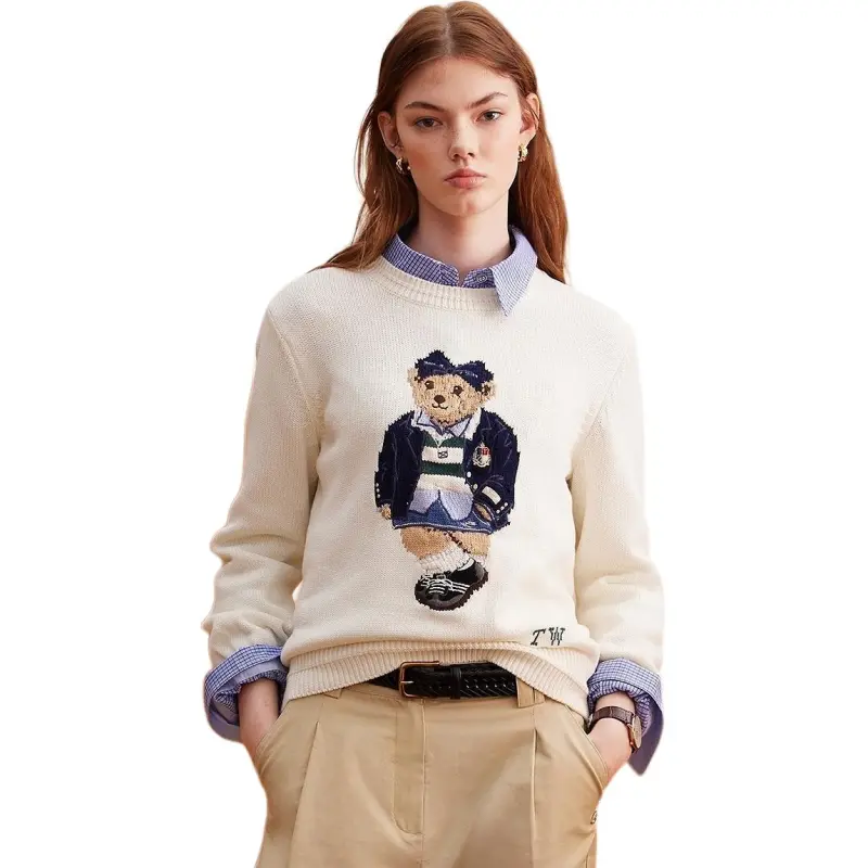 Teenie Weenie Sweater Women's Ivory White-2