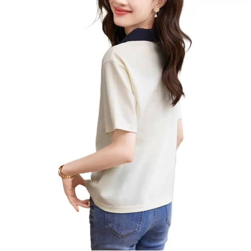 Mu Xiao Xin T Shirt Women's Ecru-2