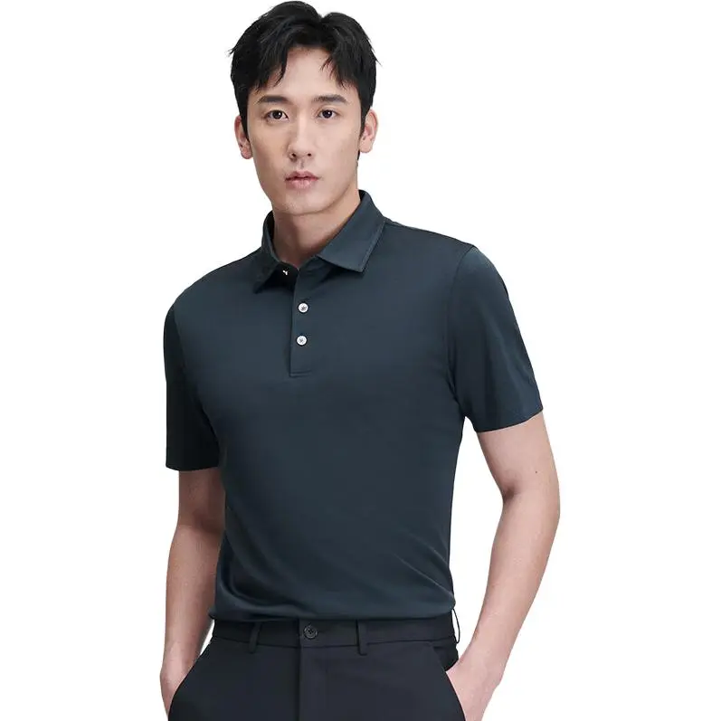 SAINT ANGELO Polo Shirt Unisex Denim Blue-1