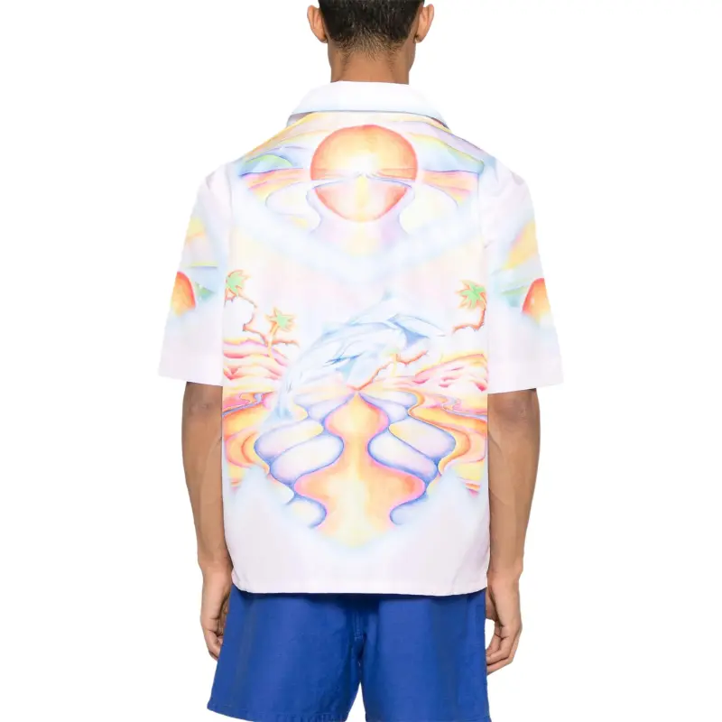CASABLANCA Psychedelic Nirvana print Shirt-2