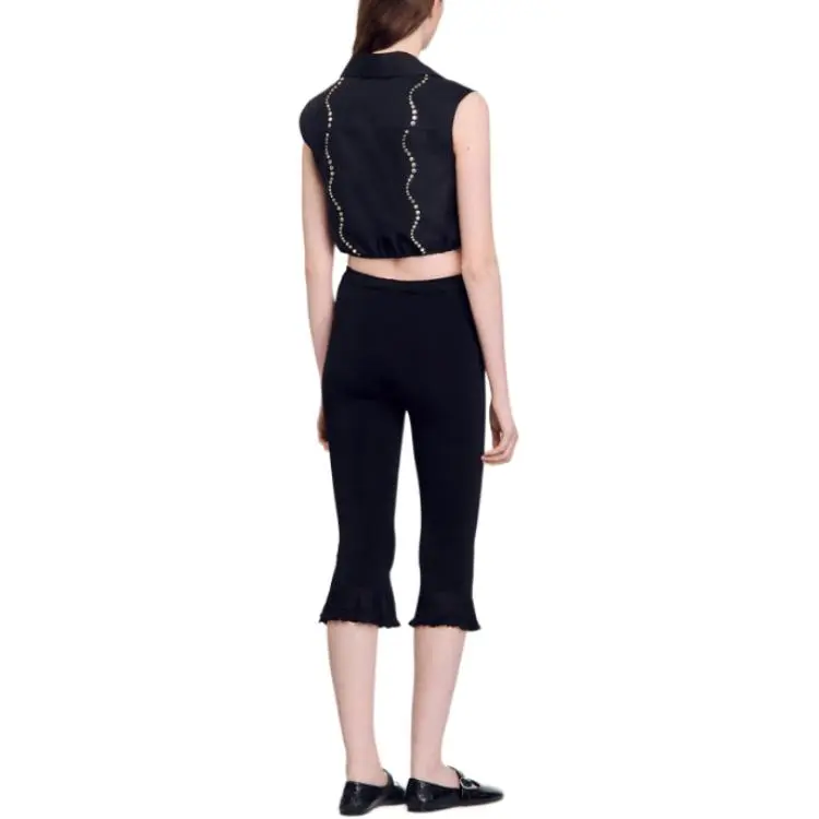 Sandro Crystal embellished Top-2
