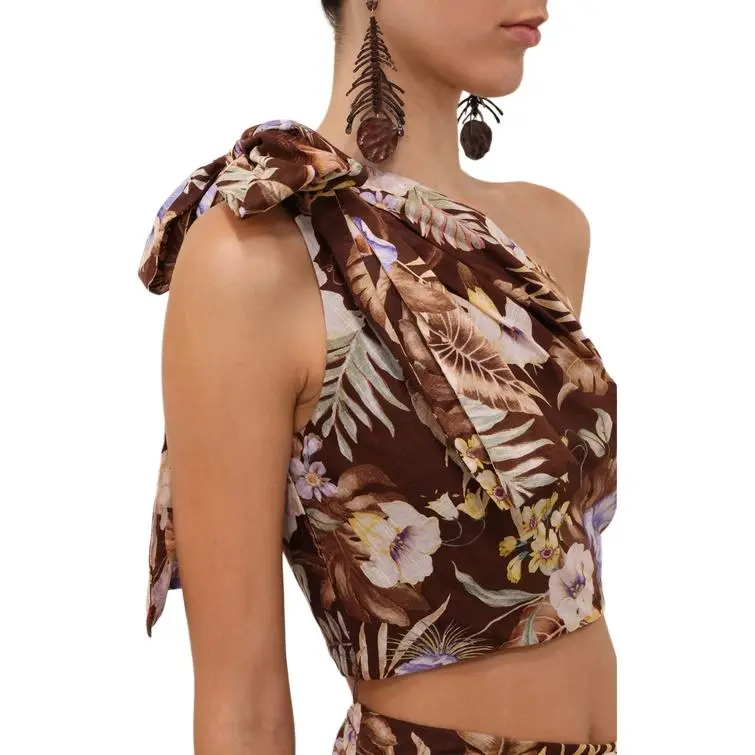 Zimmermann SS25 T Shirt Women's Chocolate-6