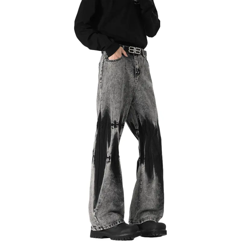 COMOWA Jeans Unisex Black-4