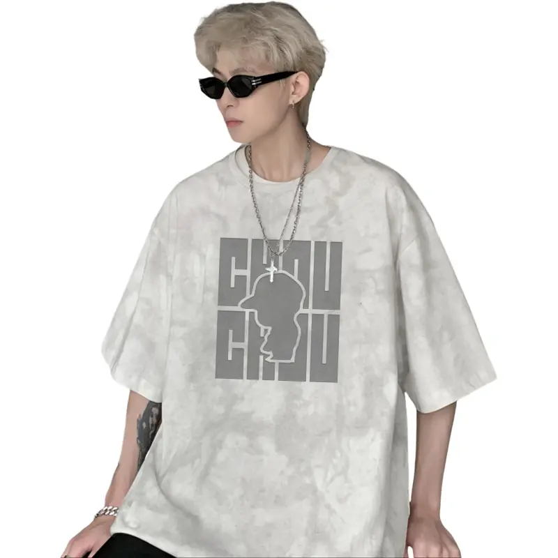 CHOUCHOUS Drop Shoulder Sleeve T Shirt Women's-7