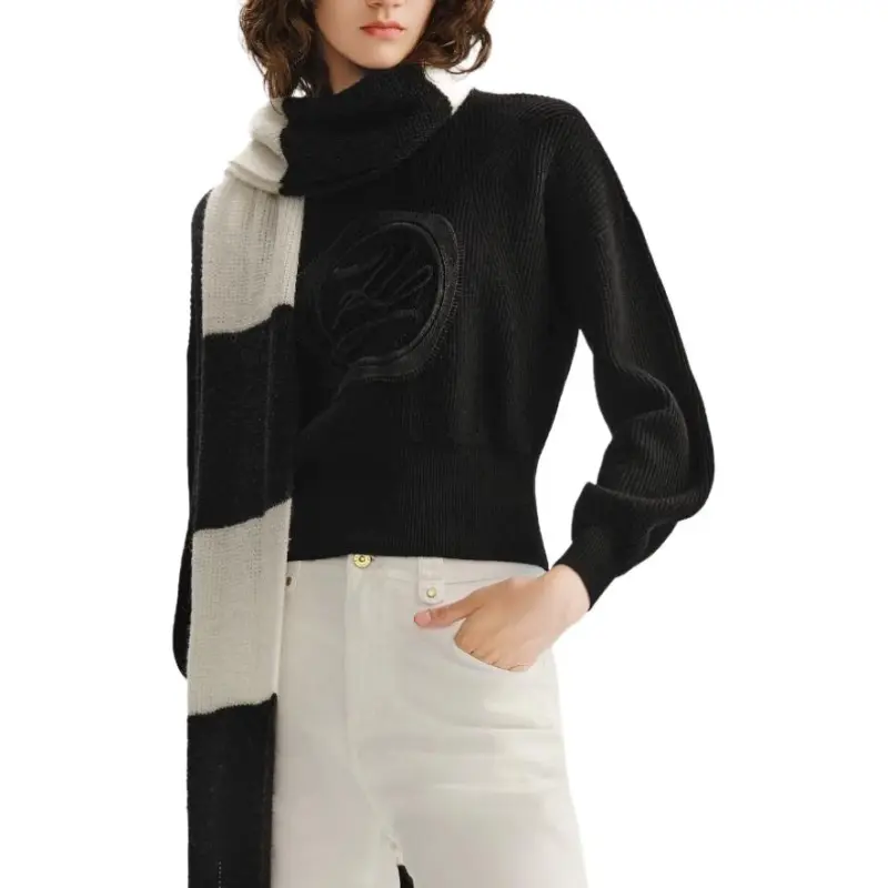 KARL LAGERFELD FW23 Knitwear Women's Black-3