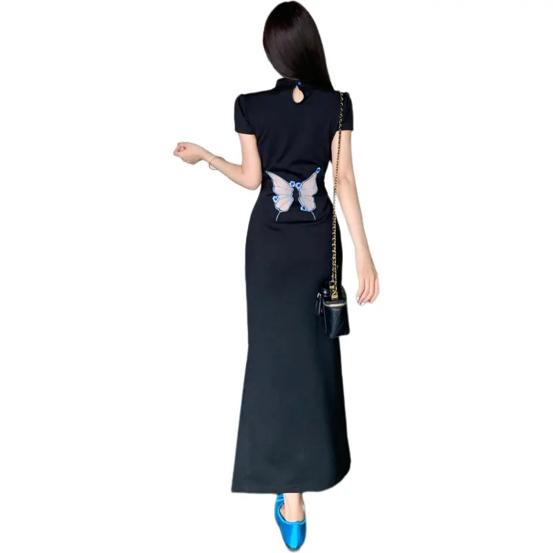 Mu Xiao Xin Short Sleeved Dress Women's-1