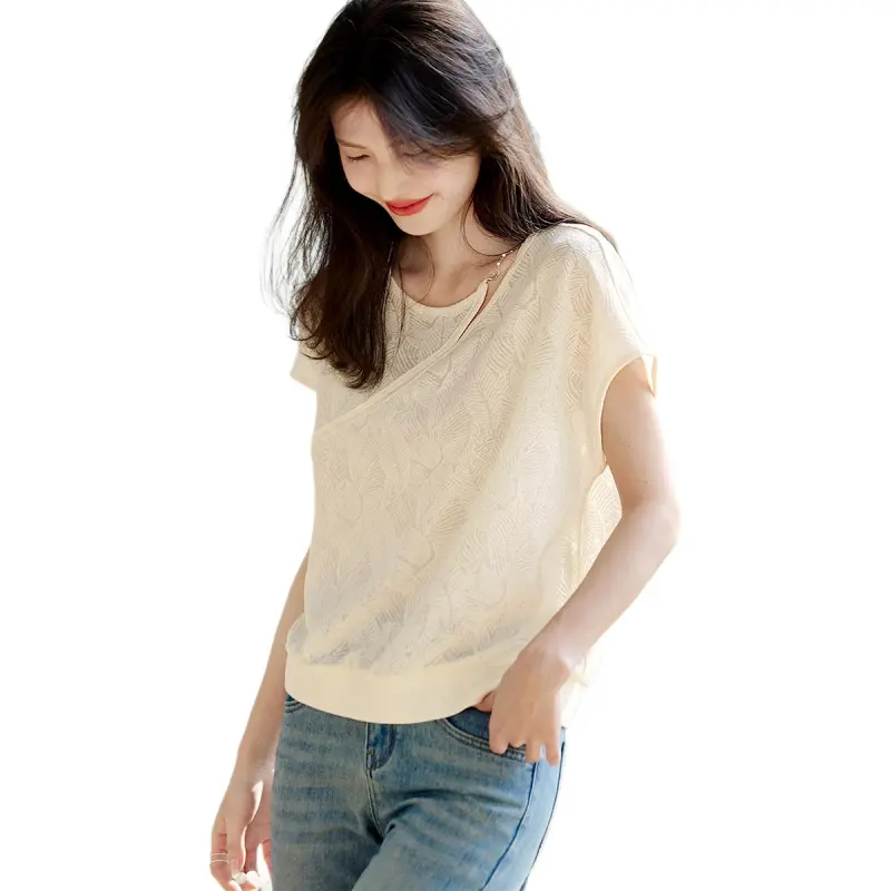 XWI T Shirts Women's Ecru-2