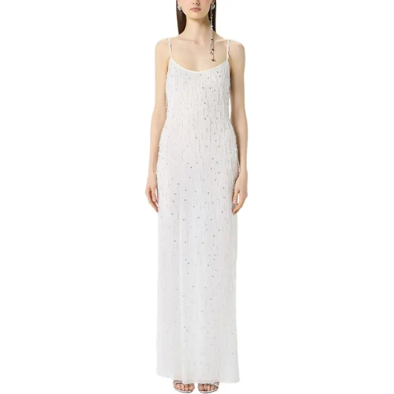 Blumarine Bead tassel Maxi Dress-1