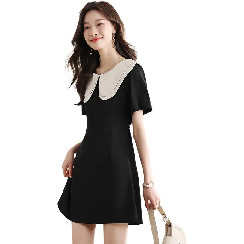 Mu Xiao Xin Short Sleeved Dress Women's-4