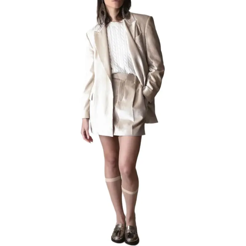 Brunello Cucinelli Monile Detailed Single Breasted Blazer-2