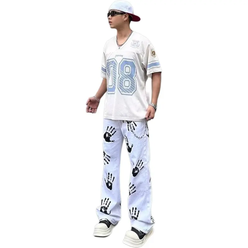 Weles Jeans Unisex White-2